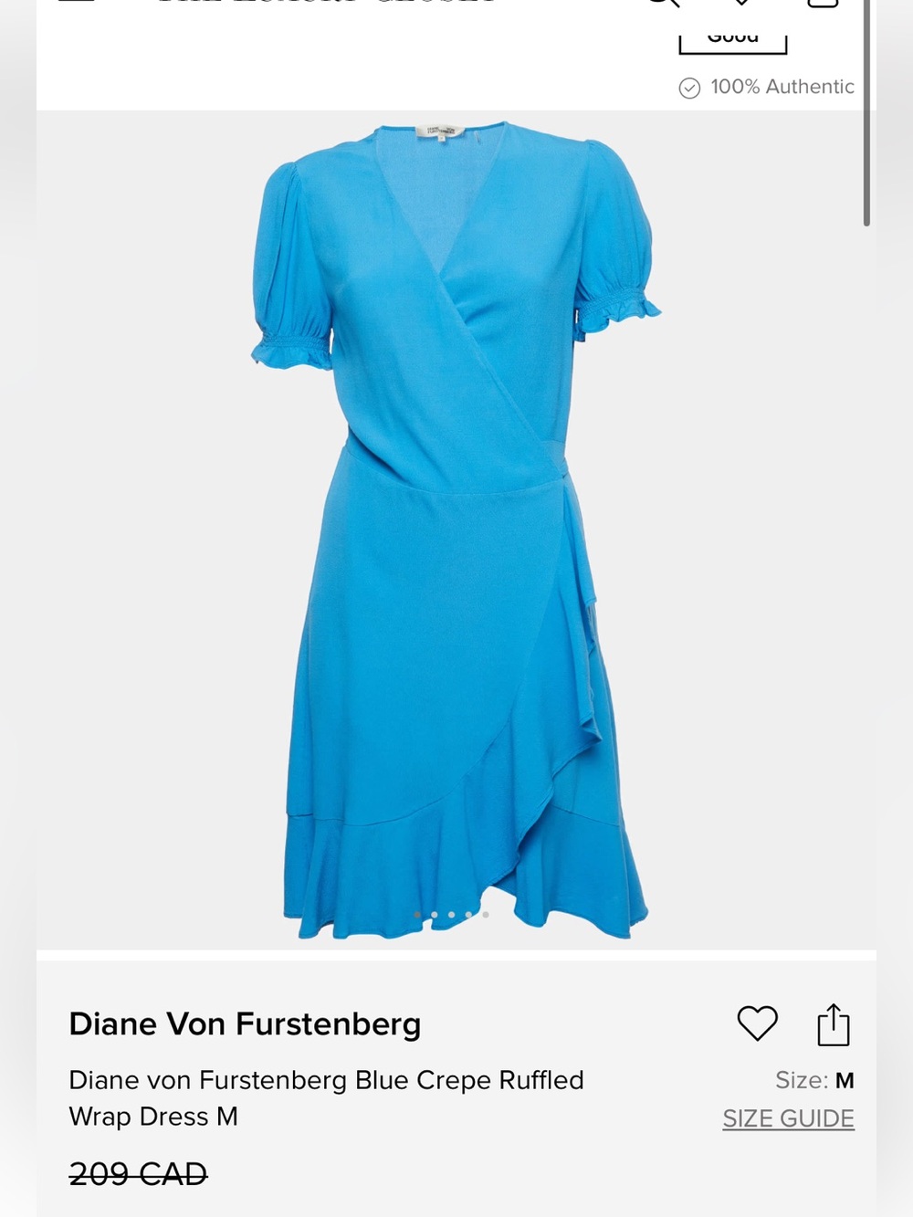 DIANE VON FURSTENBERG wrap dress !